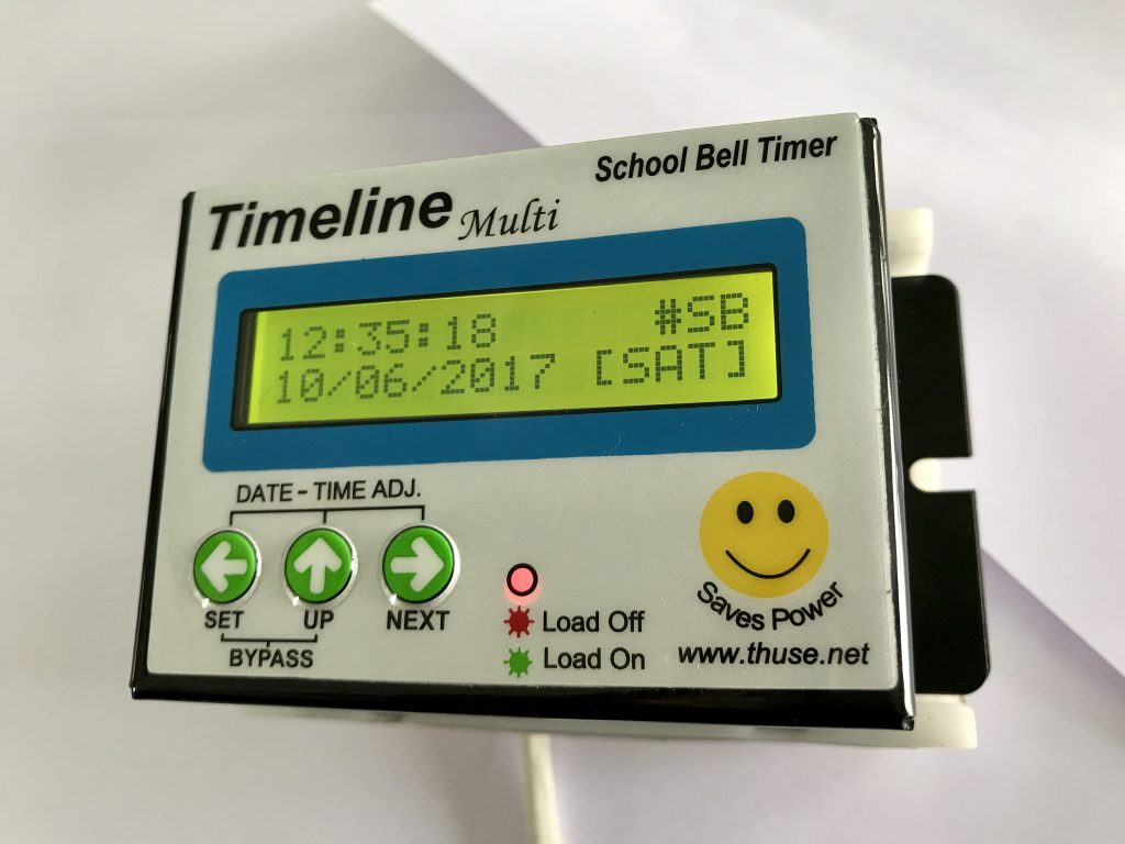 Timeline School Bell Timer With Surge Protection Thuse Elektronics P